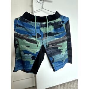 lululemon Core Short 11" Cactus Camo Desert Teal Vintage Green